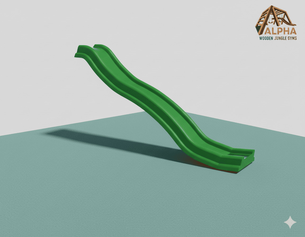 Curved Fiberglass Slide (3m)