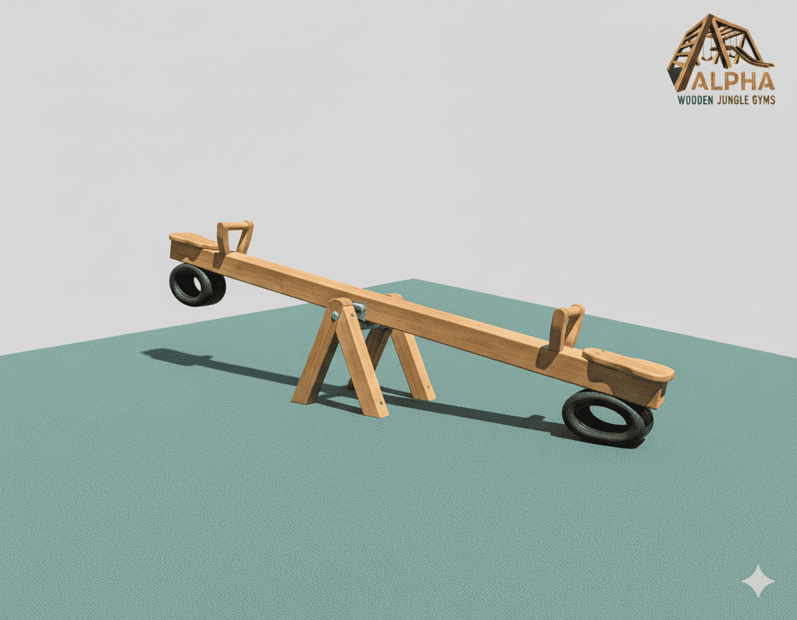 Wooden Seesaw