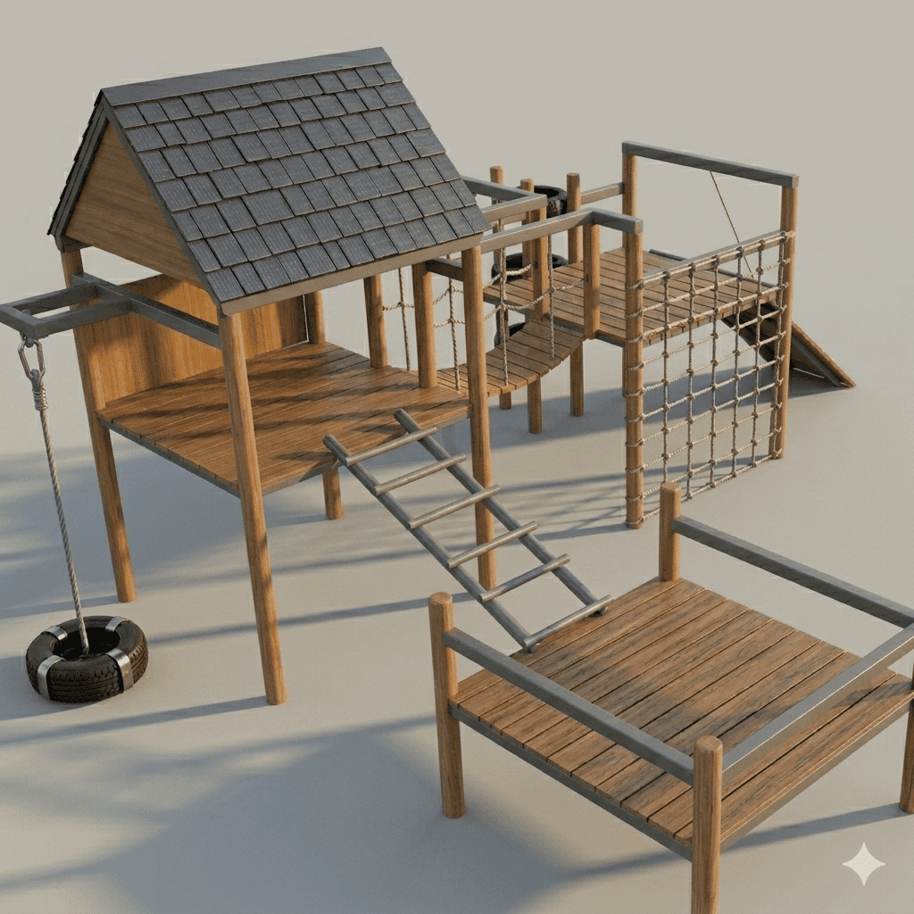 wooden jungle gyms in Sandton wooden jungle gyms in Sandton